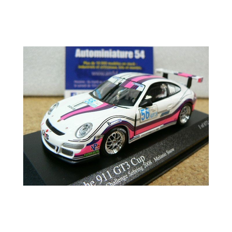 2008 Porsche 911 997 GT3 CUP n°56 Melanie Snow Sebring 400086756 Minichamps