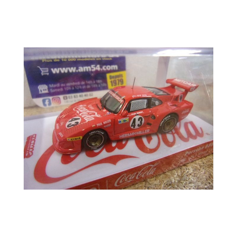 1981 Porsche 911 - 935 K3 Coca Cola n°43 Le Mans  T64-079-81lm43 44 Tarmac Works