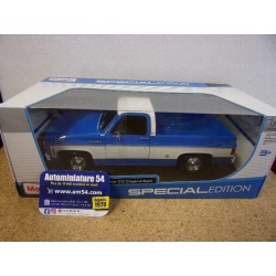 Chevrolet C10 Cheyenne Super White - Blue 31467Bl Maisto