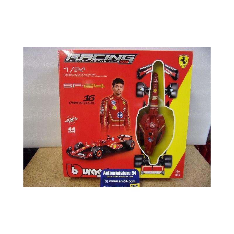2024 Kit Ferrari Formule1 SF24 n°16 Charles Leclerc 18-26856 Bburago Racing