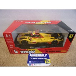 2024 Ferrari 499P AF Corse N°83 Kubica - Ye - Schwartzmann LE MANS 18-26313 Bburago Racing