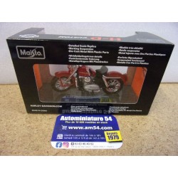 Harley Davidson K Model Red 1952 39360-24911 Maisto 1/18