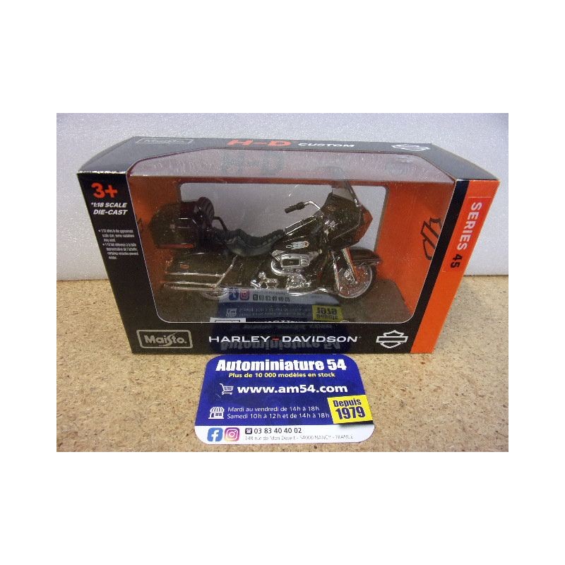 Harley Davidson FLT Tour Glide Black 1988 39360-24912 Maisto 1/18