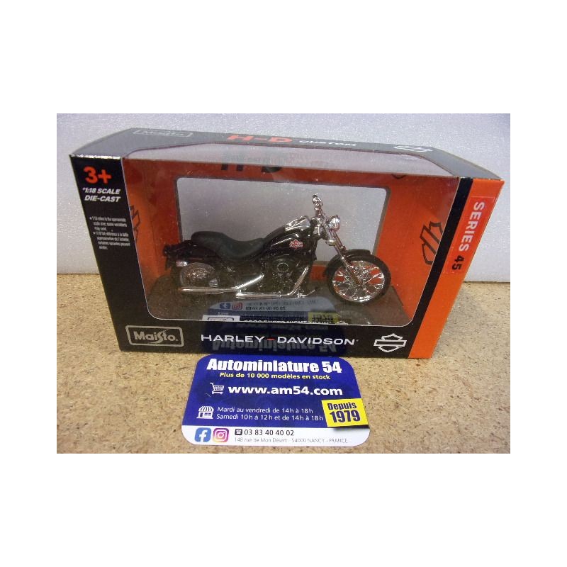 Harley Davidson FXSTB Black 2002 39360-24913 Maisto 1/18