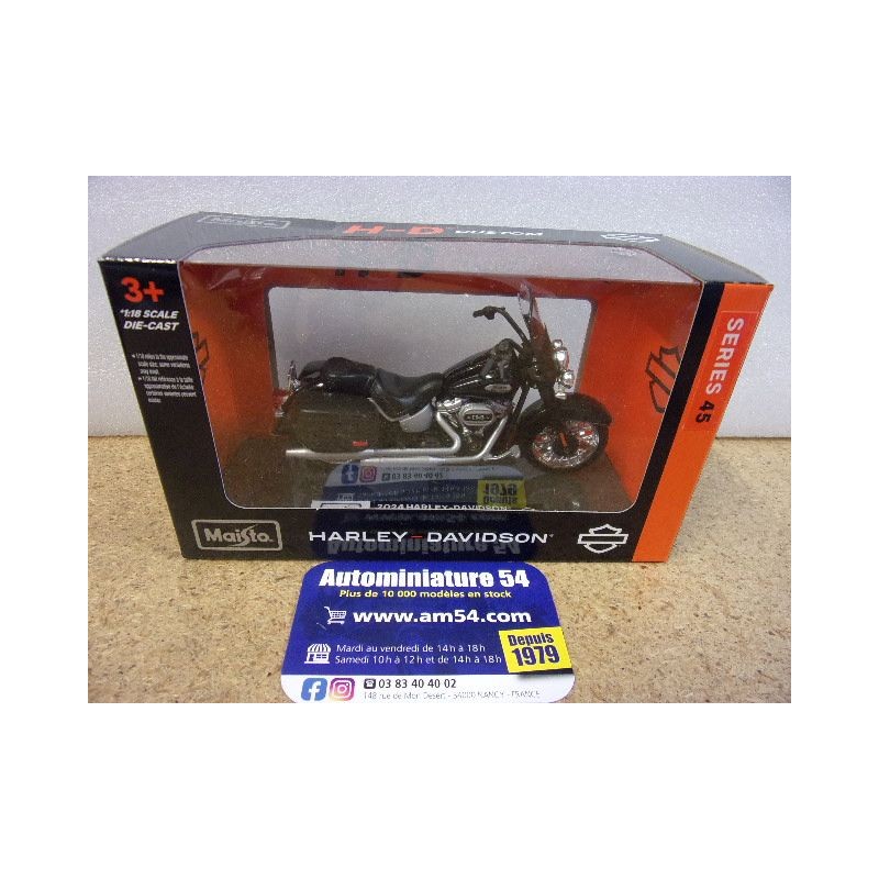 Harley Davidson Heritage Classic black 39360-24914 Maisto 1/18