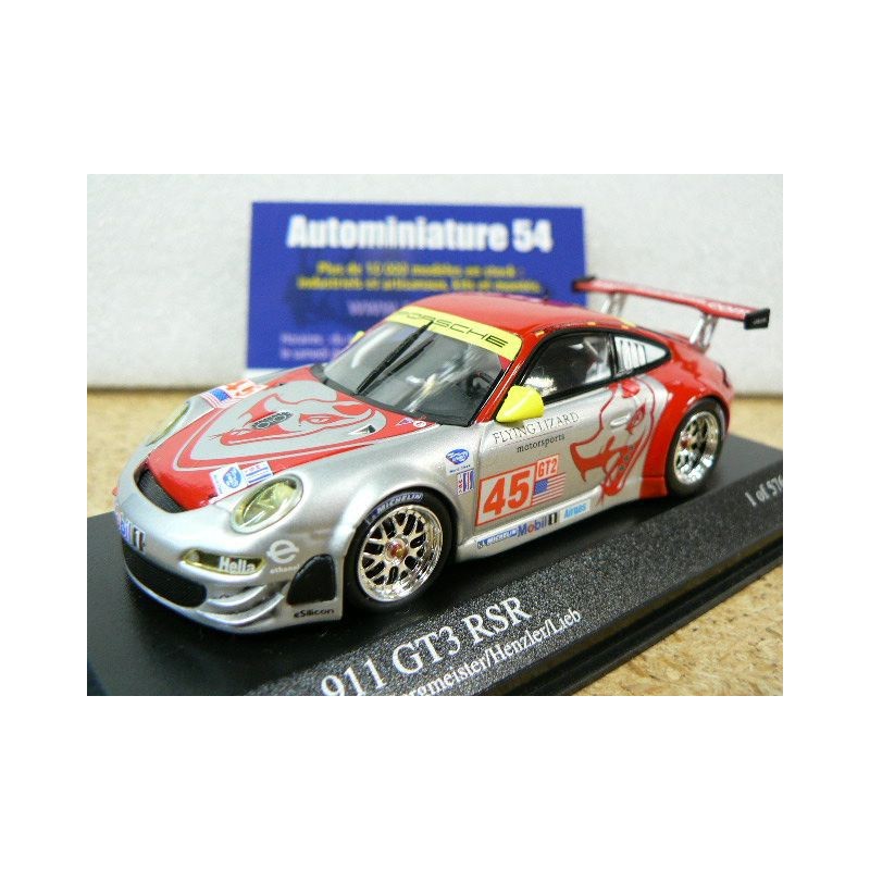 2008 Porsche 911 - 997 GT3 RSR Flying Lizard 12h Sebring n°45 400087845 Minichamps