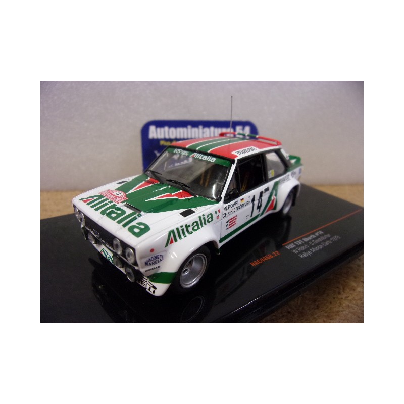 1979 Fiat 131 Abarth n°14 Rohrl - Geistdorfer Monte Carlo RAC446B Ixo Models