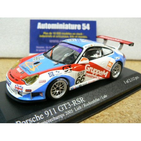 2005 Porsche 911 - 996 GT3 RSR n°66 24h SPA Winner 1st GT2 400056466 Minichamps