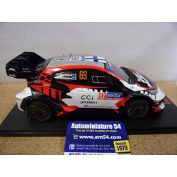 2024 Toyota GR Yaris Rally1 n°69 Rovanpera - Haltunen Finland 18RMC218 Ixo Models