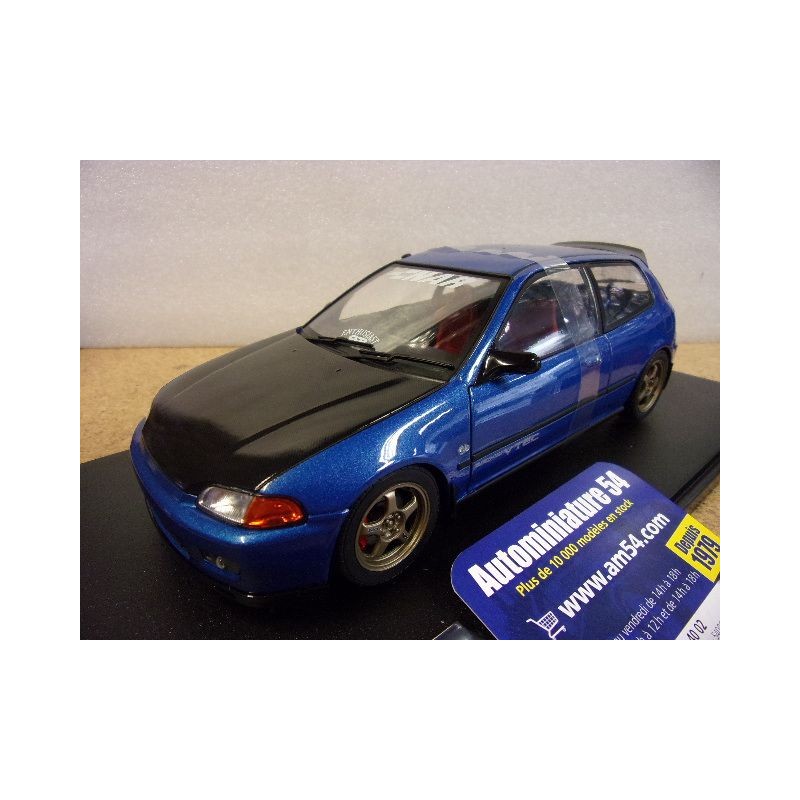 Honda Civic EG6 Solido Works Cobalt Blue Pearl 1991 S1810406 Solido