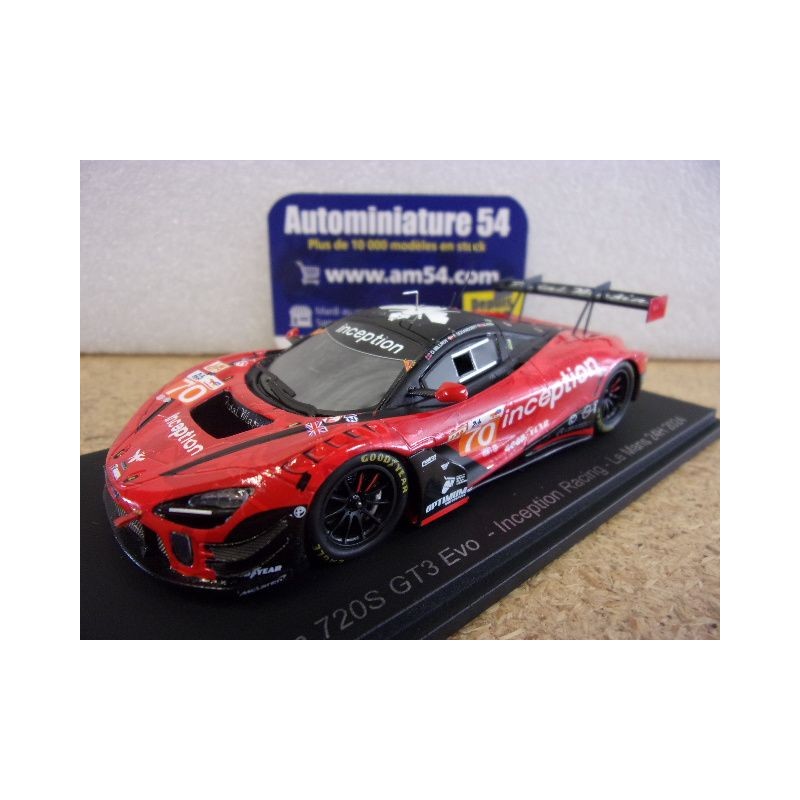 2024 McLaren 720S GT3 Evo Inceptionn°70 Iribe - Millroy - Schandorff Le Mans S9152 Spark Model