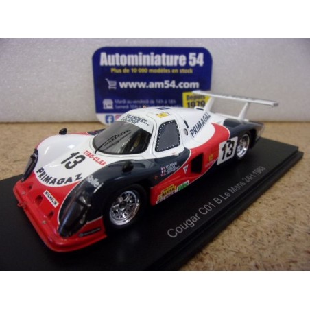 1983 Cougar C01 n°13 Courage - De Cadenet - Dubois Le Mans S9500 Spark Model