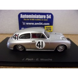 1953 Borgward Hansa 1500S n°41 Poch - Mouche Le Mans S2487 Spark Model