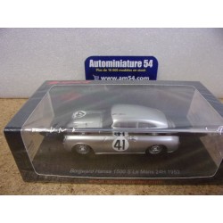 1953 Borgward Hansa 1500S n°41 Poch - Mouche Le Mans S2487 Spark Model