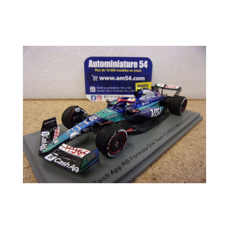 2024 Visa Cash Racing Bull VCARB01 n°22 Yuki Tsunoda 9th Las Vegas GP S9548 Spark Model