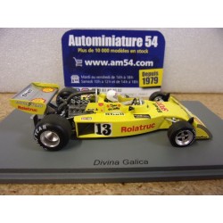 1976 Surtees TS16 n°13 Divina Galicia Not Qualified British GP S9661 Spark Model
