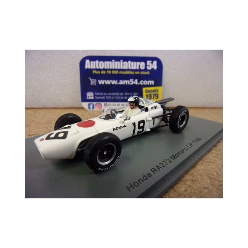 1965 Honda RA272 n°19 Ronnie Bucknum Monaco GP S6219 Spark Model