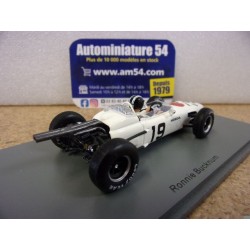 1965 Honda RA272 n°19 Ronnie Bucknum Monaco GP S6219 Spark Model