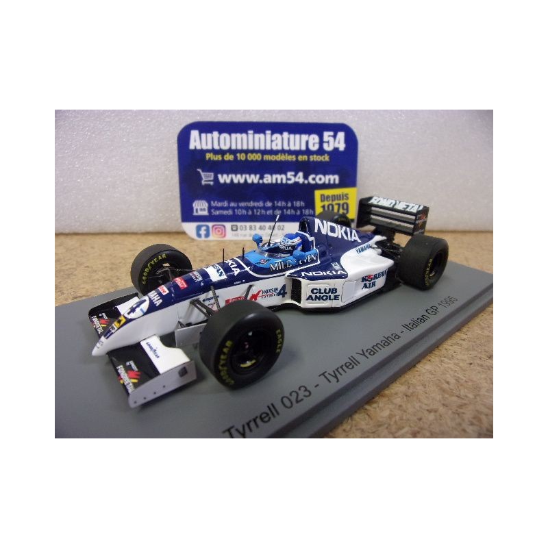 1995 Tyrrell Yamaha 023 n°4 Mika Salo Italian GP S6975 Spark Model