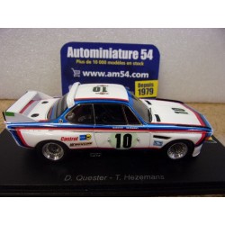 1973 BMW 3.0 CSL n°10 Quester - Hezemans 1st Winner 24h SPA 43SPA77 Spark Model