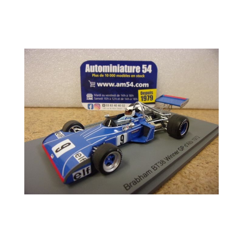 1972 Brabham BT38 n°9 Jean Pierre Jaussaud 1st Winner Albi F2 GP F2005 Spark Model