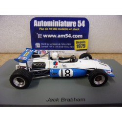 1970 Brabham BT30 n°18 Jack Brabham 1st Winner Pau F2 GP F2006 Spark Model