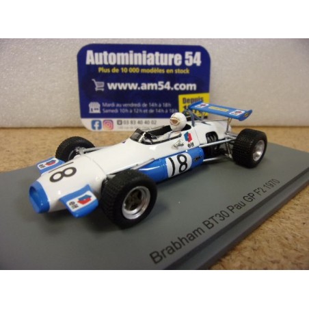 1970 Brabham BT30 n°18 Jack Brabham 1st Winner Pau F2 GP F2006 Spark Model