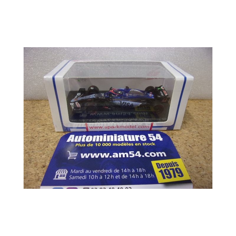 2024 Cash App Racing Bull VCARB01 n°22 Yuki Tsunoda Singapore GP Y410 Spark Model Sparky 1.64