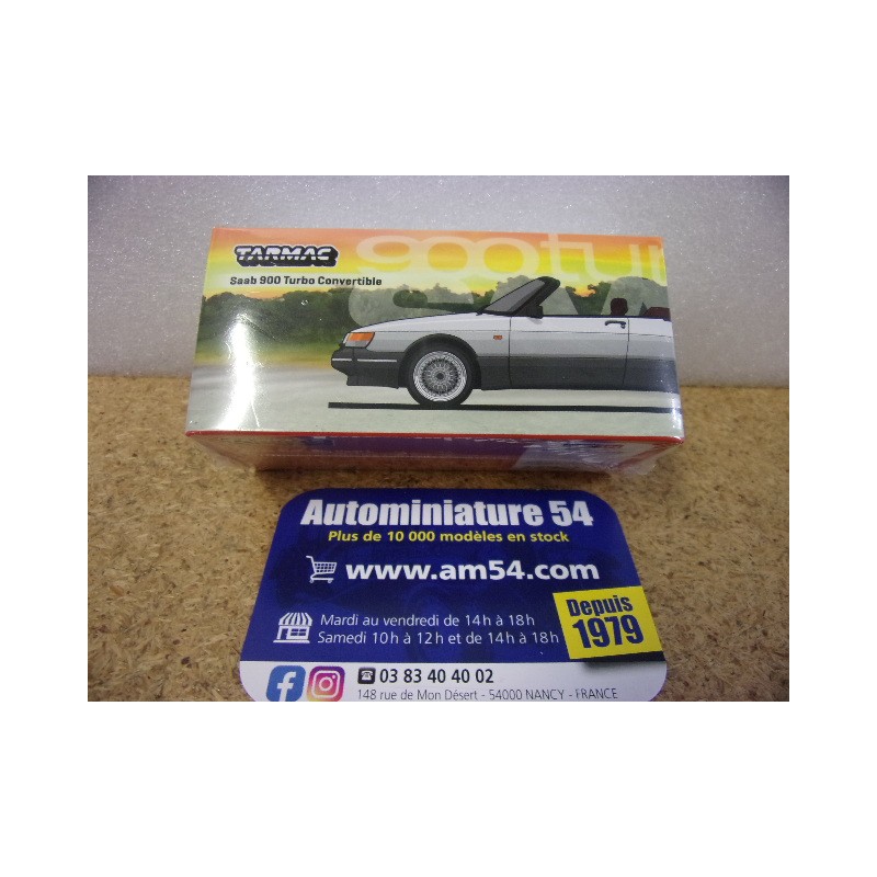 Saab 900 Turbo white Cabrio T64G-067-WH Tarmac Works
