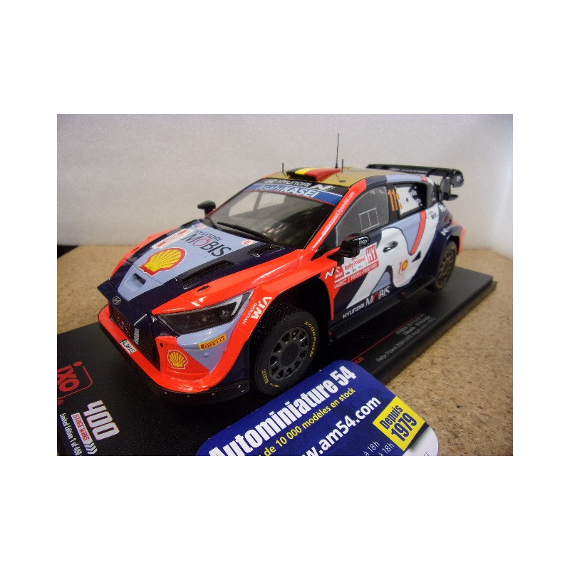 2024 Hyundai I20 N Rally1 WRC n°11 Neuville - Wydaeghe Poland Rally 400 Stages Wins Limited Edition 18RMC214 Ixo Models