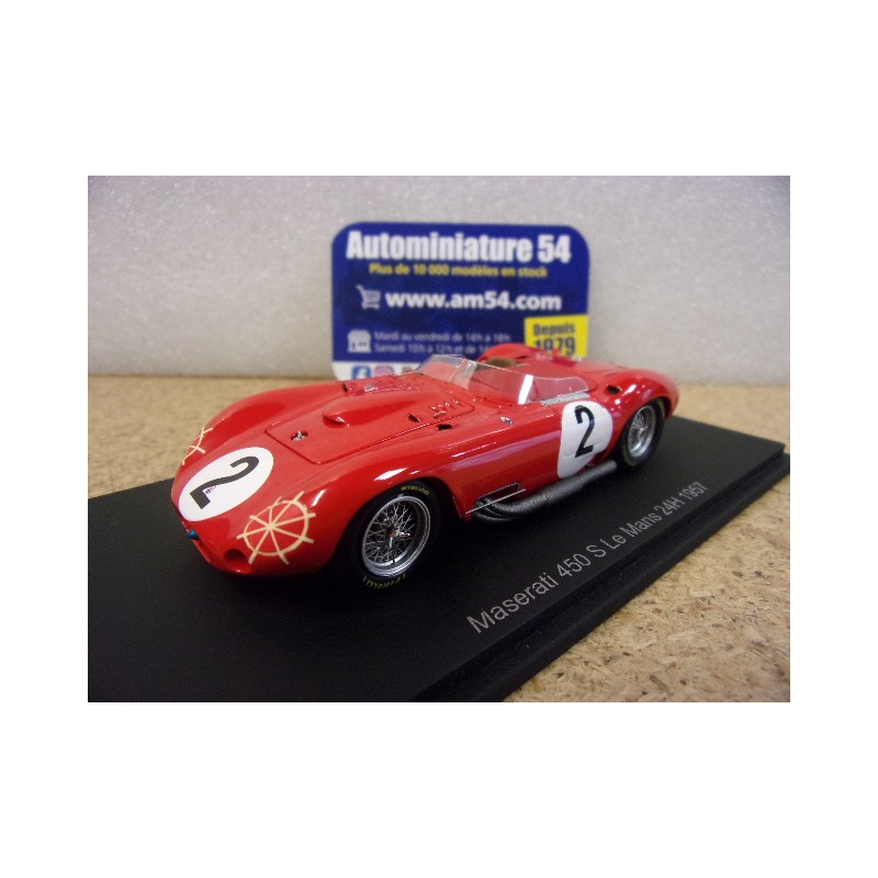 1957 Maserati 450S n°2 Behra - Simon Le Mans S4546 Spark Model