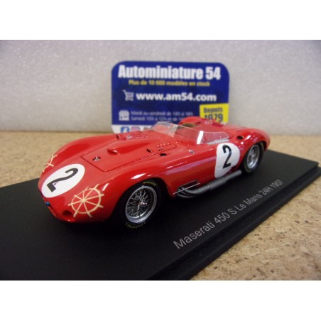 1957 Maserati 450S n°2 Behra - Simon Le Mans S4546 Spark Model