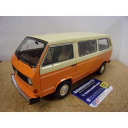 Volkswagen T3a Combi Bus Orange - Beige 450060700 Schuco