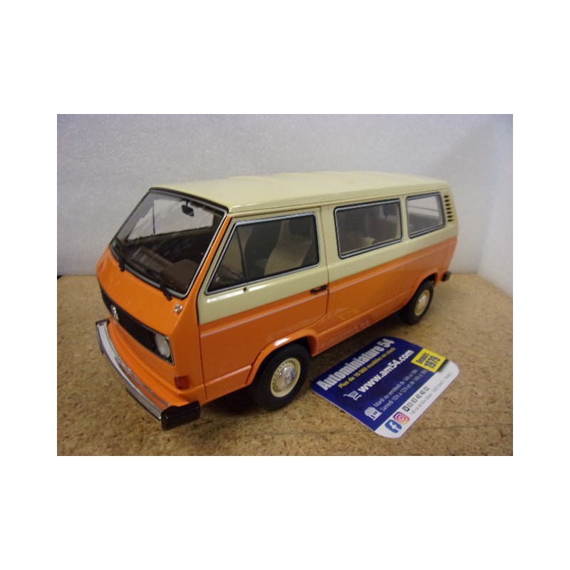 Volkswagen T3a Combi Bus Orange - Beige 450060700 Schuco