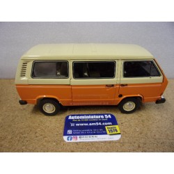 Volkswagen T3a Combi Bus Orange - Beige 450060700 Schuco