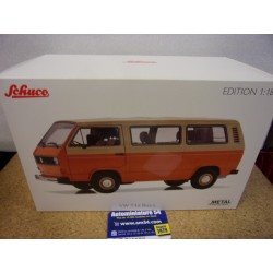 Volkswagen T3a Combi Bus Orange - Beige 450060700 Schuco