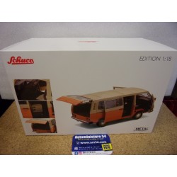 Volkswagen T3a Combi Bus Orange - Beige 450060700 Schuco