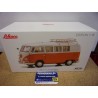 Volkswagen T1 Camping Bus  Orange - Blanc 45003800 Schuco