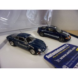 Coffret 2 x Alpine A110 Alpine Gendarmerie 2023 517880 Norev