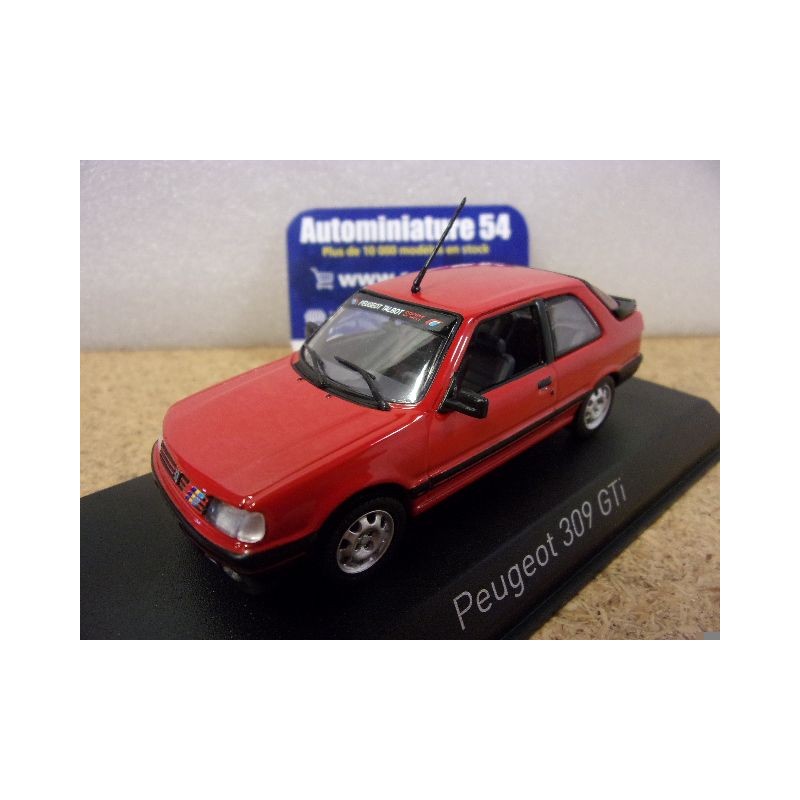 Peugeot 309 GTi Vallelunga red + PTS déco 1987 473910 Norev