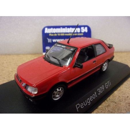 Peugeot 309 GTi Vallelunga red + PTS déco 1987 473910 Norev