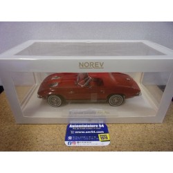 Chevrolet Corvette Stingray Convertible Riverside red 1963 189056 Norev
