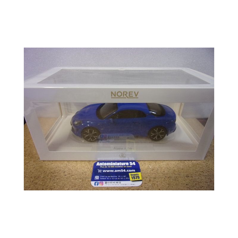 Renault Alpine A110 2022 Alpine Blue 185330 Norev
