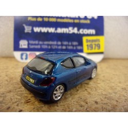Peugeot 207 Premium Pack Aegean Blue 2007 471779 Norev 1/87