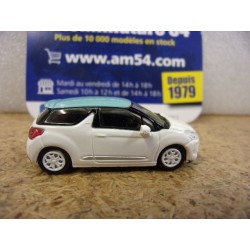 Citroen DS3 2010 Blanc Bleu 155254 Norev 1/87