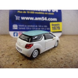 Citroen DS3 2010 Blanc Bleu 155254 Norev 1/87