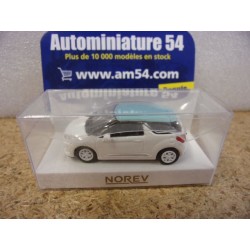 Citroen DS3 2010 Blanc Bleu 155254 Norev 1/87