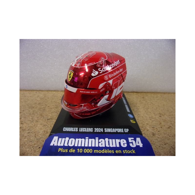 2025 Casque Charles Leclerc Ferrari Singapore 1/5 LSHEL006 Spark Model