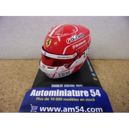 2025 Casque Charles Leclerc Ferrari 1/5 LSHEL009 Spark Model