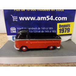 Volkswagen T1 Bus Combi pick up Red - Black 452677800 Schuco